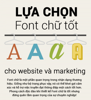 Các Font chữ Tiếng Việt cho thiết kế website